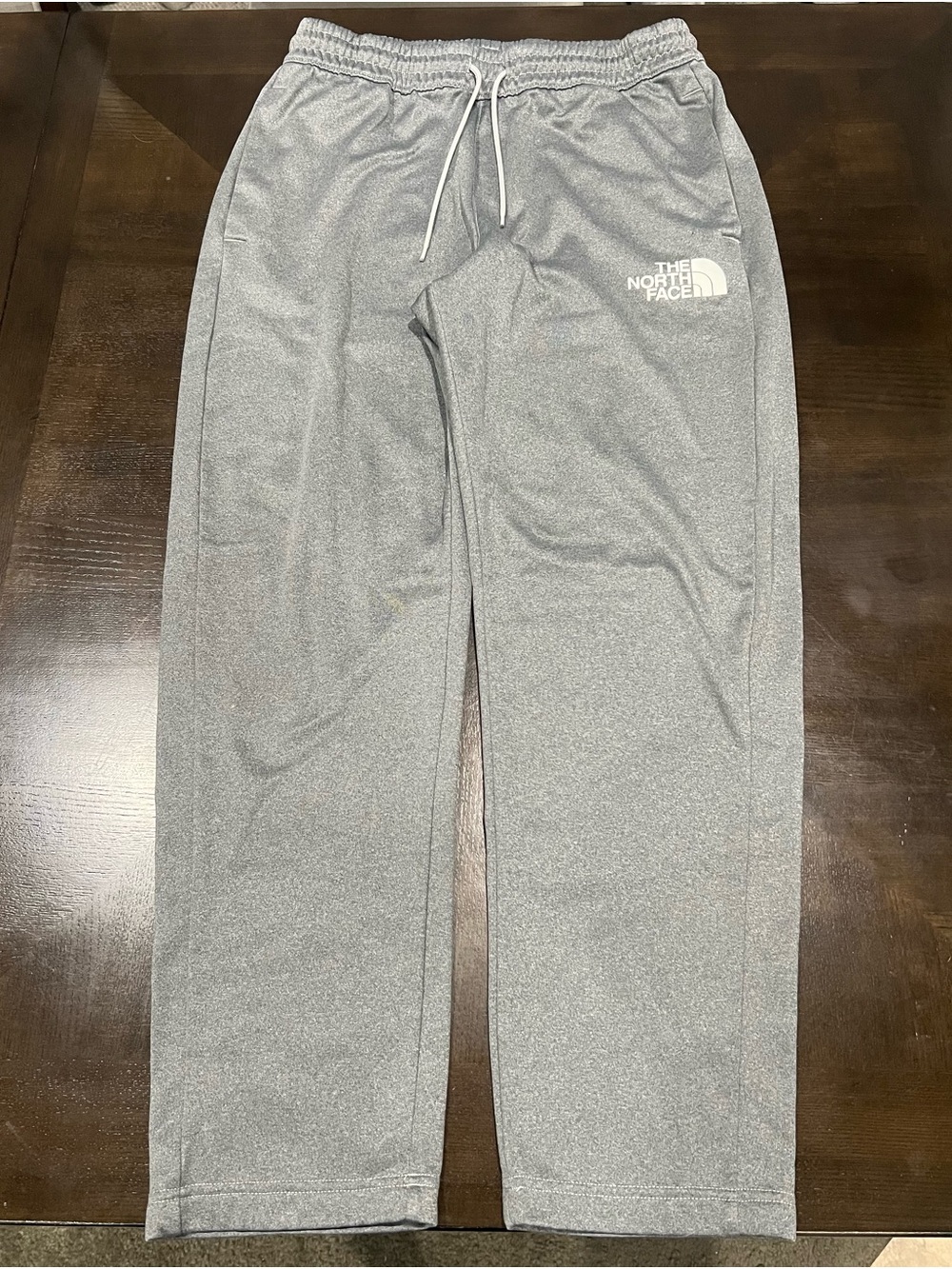 The North Face Men's Gray Sweatpants L Elastic Waist Drawstring
